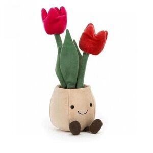Jellycat tulip in flower pot plushy in excellent used condition.